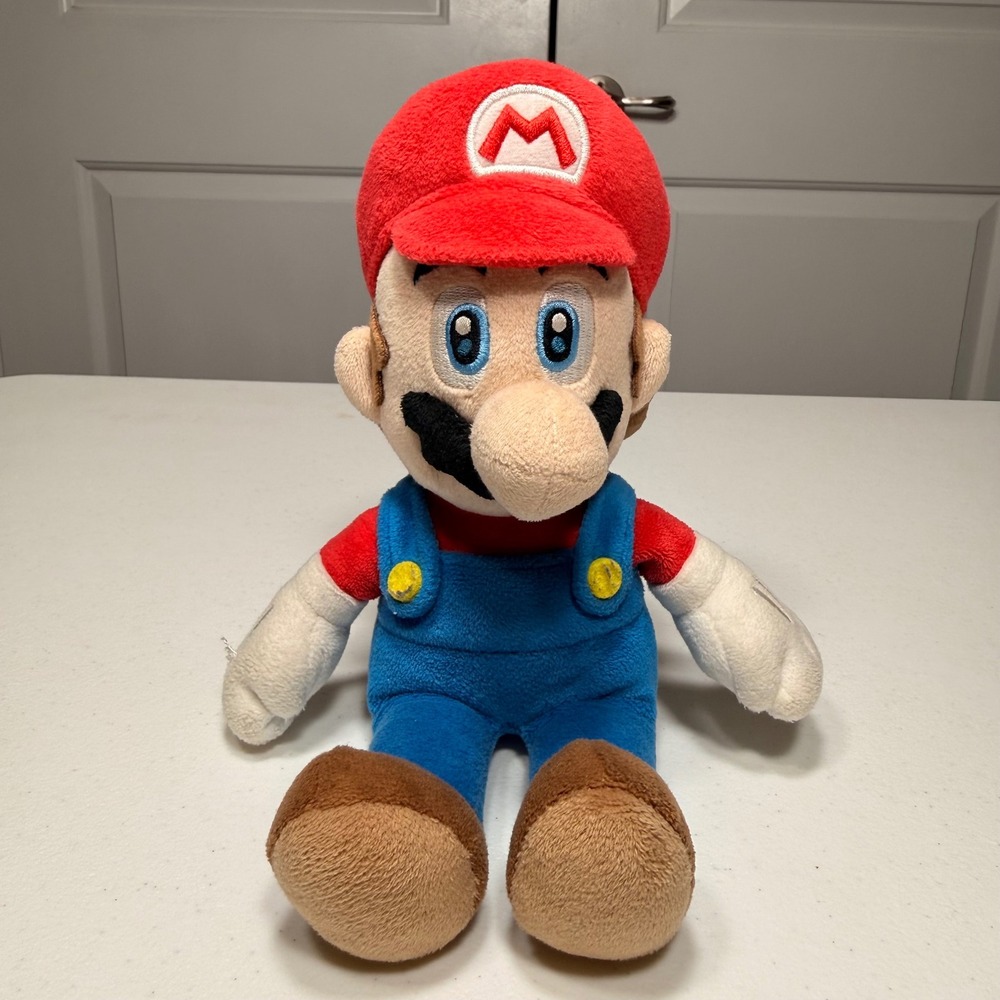 Super Mario Plush Little Buddy Nintendo San-Ei Soft Toy Figure 9 Inch 2017
